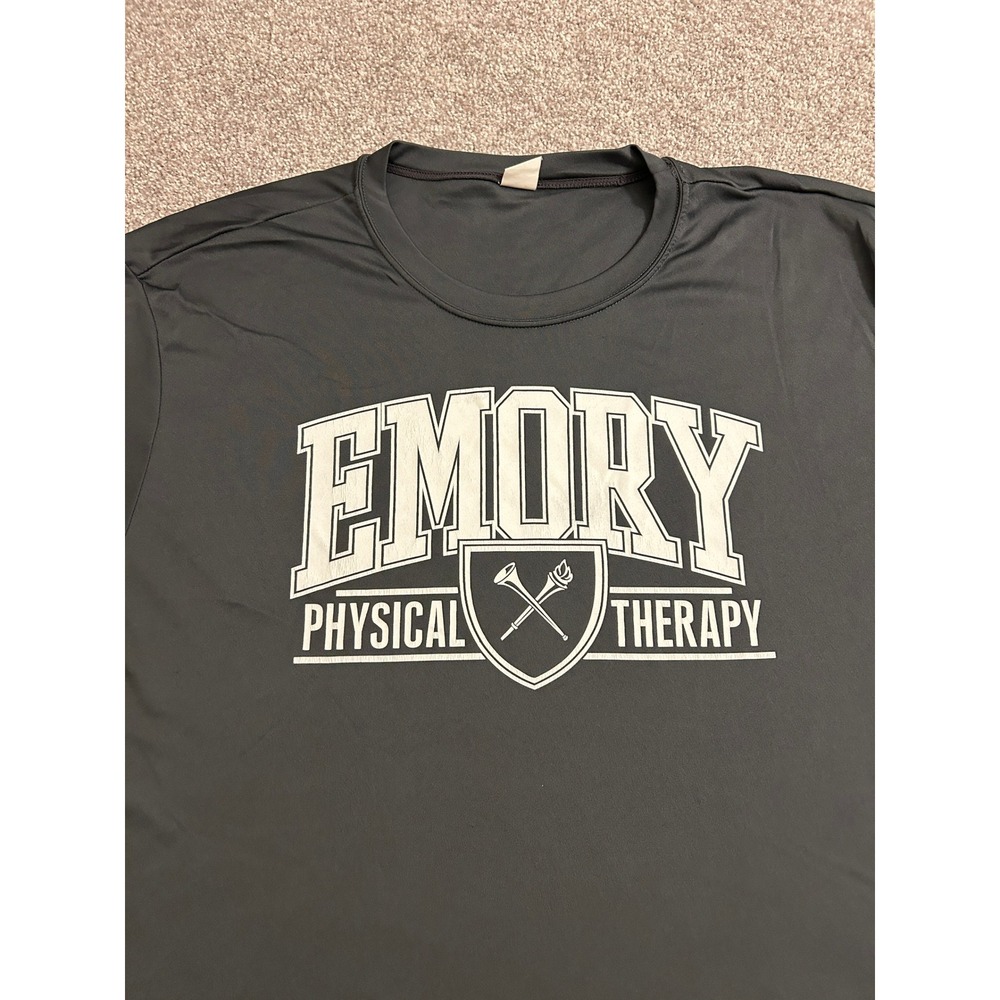 Sport-Tek Emory Physical Therapy Shirt Mens 2XL Grey Excellent Performance Tee